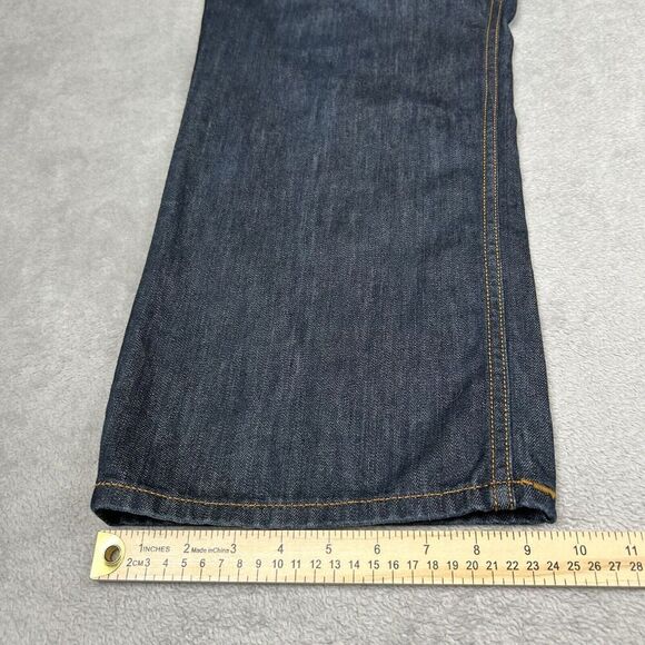 Vintage Rocawear Jeans Mens 42x32 Blue Rap Straight Baggy Wide Skater Street Y2K - Picture 16 of 16